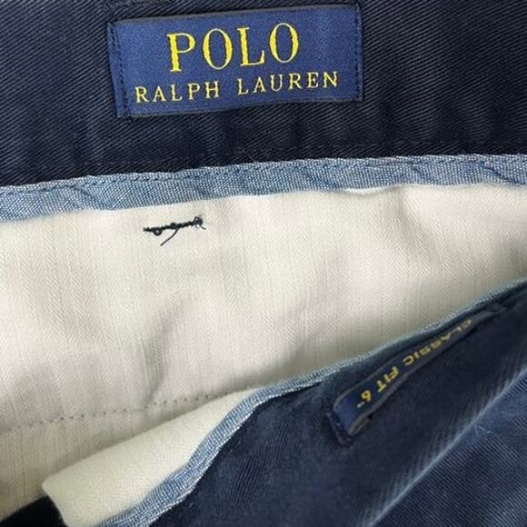 Polo Ralph Lauren Classic Fit 6" Shorts Navy Blue Size 38 NWT - Picture 3 of 8